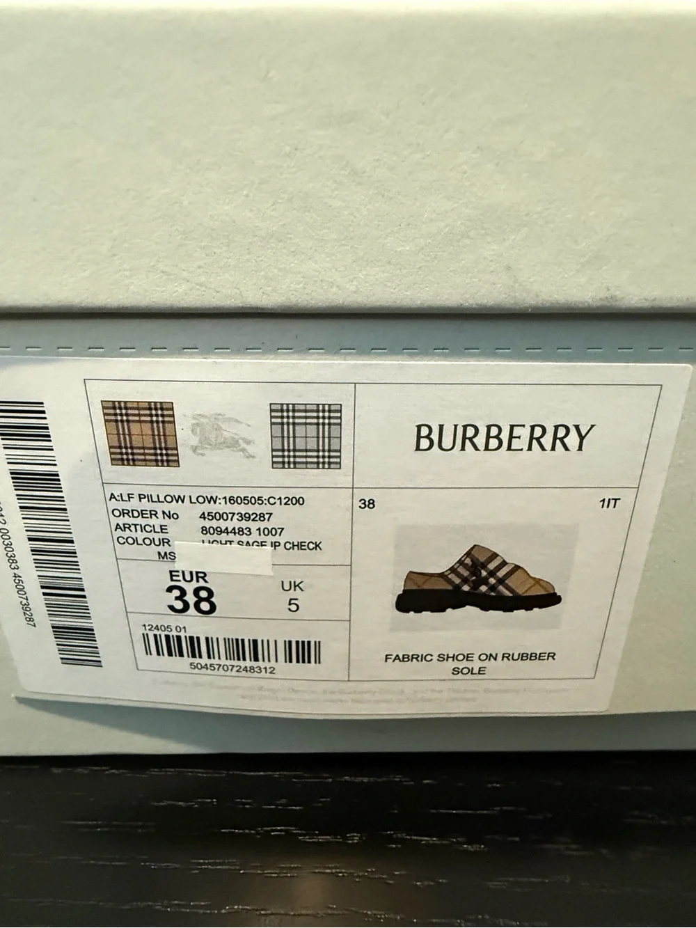 BURBERRY SHOES